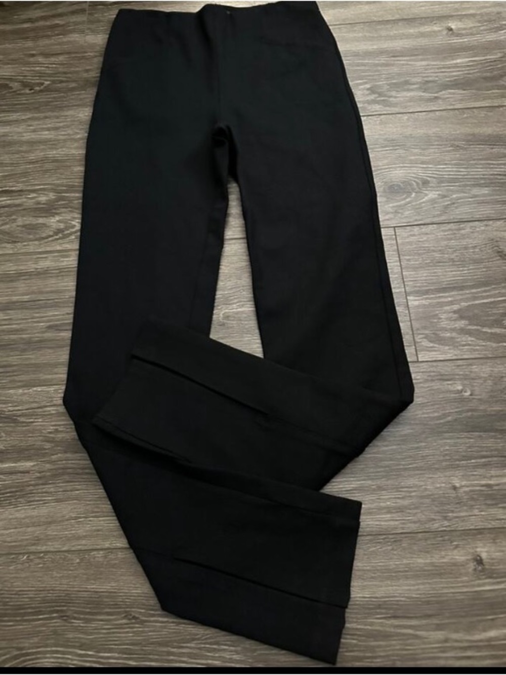 MAEVE by Anthropologie Black Ponte Pull-On Tailored Dress Pants [XS]